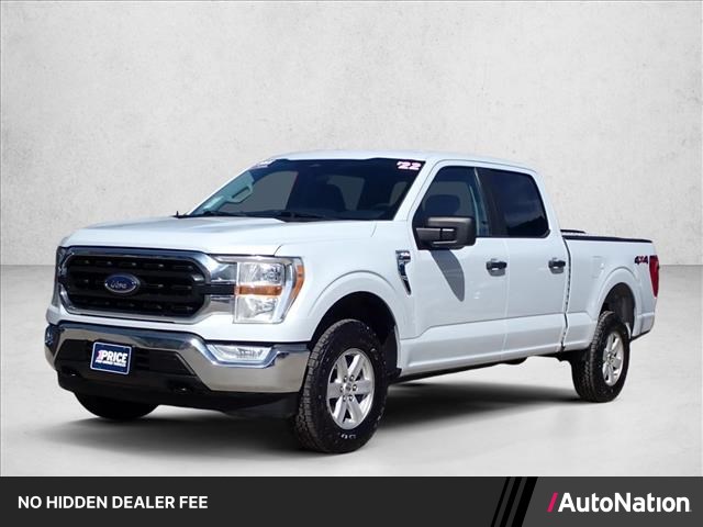 Space White Metallic 2022 Ford F-150 XLT SuperCrew 4WD Pickup Truck Four-Wheel Drive Automatic