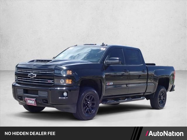 Black 2019 Chevrolet Silverado 2500HD LT Crew Cab 4WD Pickup Truck Four-Wheel Drive 6-Speed Automatic