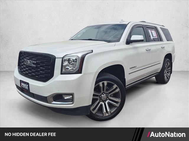 White Frost Tricoat 2017 GMC Yukon SUV / Crossover Four-Wheel Drive 8-Speed Automatic