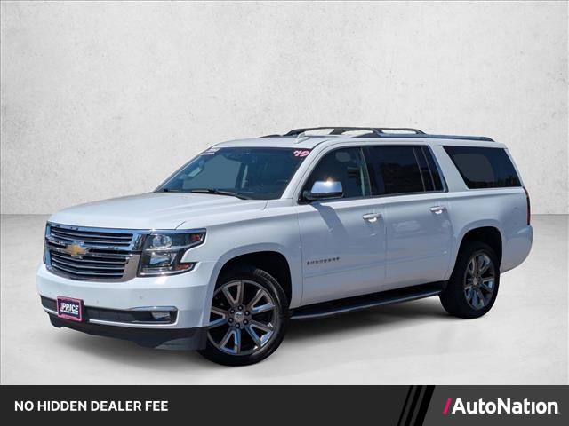 Summit White 2019 Chevrolet Suburban SUV / Crossover Four-Wheel Drive 6-Speed Automatic
