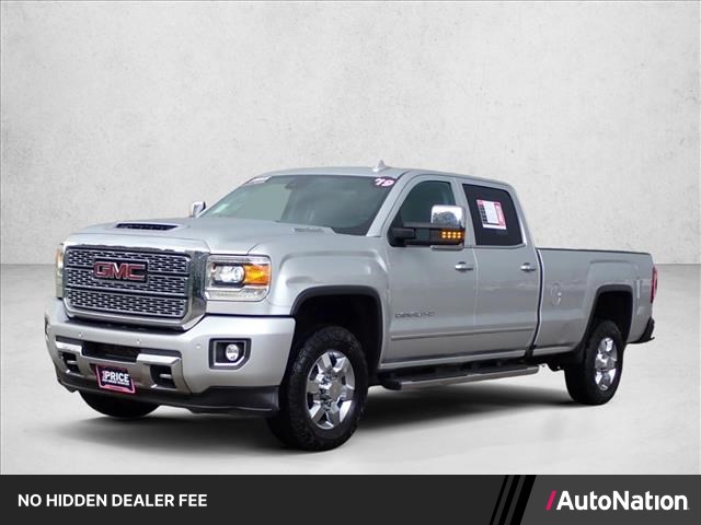 Quicksilver Metallic 2019 GMC Sierra 3500HD Denali Crew Cab LB DRW 4WD Pickup Truck Four-Wheel Drive 6-Speed Automatic
