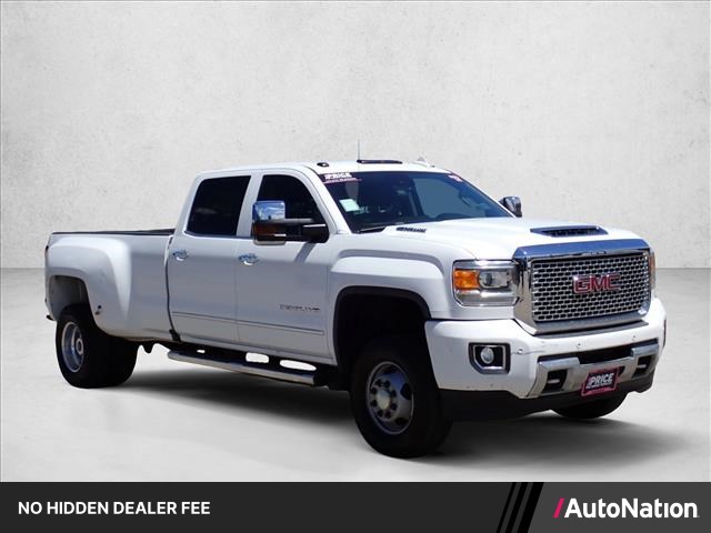 Summit White 2017 GMC Sierra 3500HD Pickup Truck Four-Wheel Drive 6-Speed Automatic