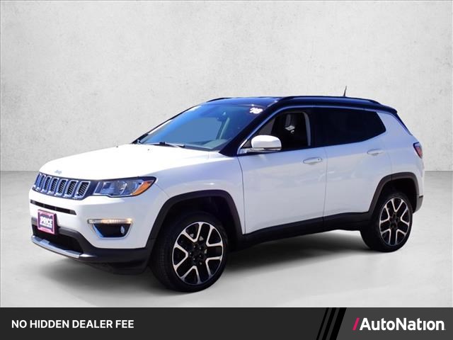 White Clearcoat 2018 Jeep Compass SUV / Crossover Four-Wheel Drive 9-Speed Automatic