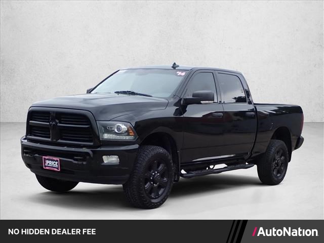 Black Clearcoat 2014 RAM 2500 Big Horn Crew Cab 4WD Pickup Truck Four-Wheel Drive 6-Speed Automatic