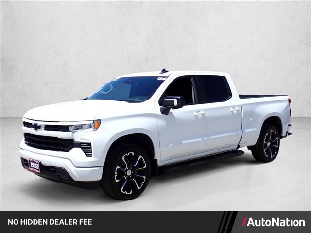 Summit White 2024 Chevrolet Silverado 1500 Pickup Truck Four-Wheel Drive Automatic