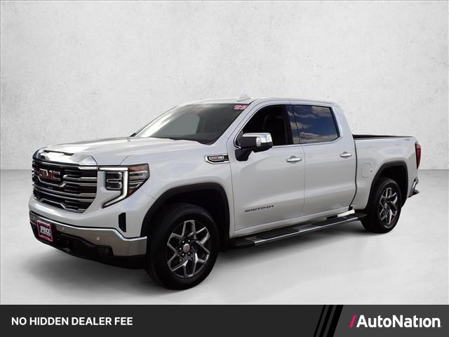 White Frost Tricoat 2025 GMC Sierra 1500 Pickup Truck Four-Wheel Drive Automatic