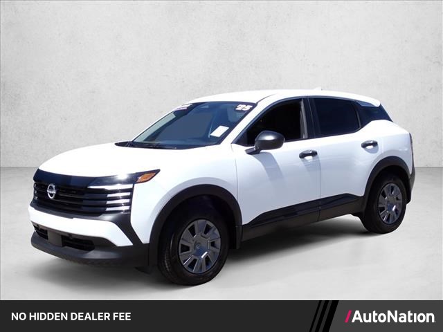 White (Fresh Powder) 2025 Nissan Kicks S AWD SUV / Crossover All-Wheel Drive Automatic