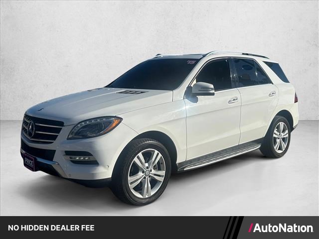 Polar White 2015 Mercedes-Benz M-Class SUV / Crossover All-Wheel Drive Automatic