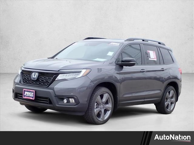 Silver/Gray 2019 Honda Passport Touring AWD SUV / Crossover All-Wheel Drive Automatic