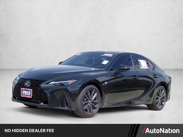 Black (Caviar) 2025 Lexus IS 350 F Sport 2 AWD Sedan Automatic