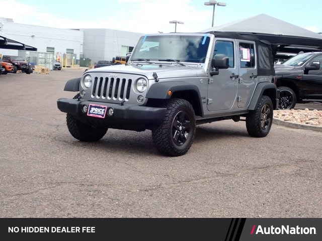 Billet Silver Metallic Clearcoat 2018 Jeep Wrangler SUV / Crossover Four-Wheel Drive 5-Speed Automatic
