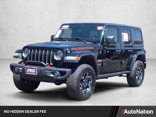 Black Clearcoat 2020 Jeep Wrangler SUV / Crossover Four-Wheel Drive 8-Speed Automatic