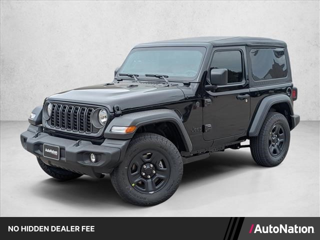 Black Clearcoat 2026 Jeep Wrangler Sport 2-Door 4WD SUV / Crossover Four-Wheel Drive 6-Speed Manual