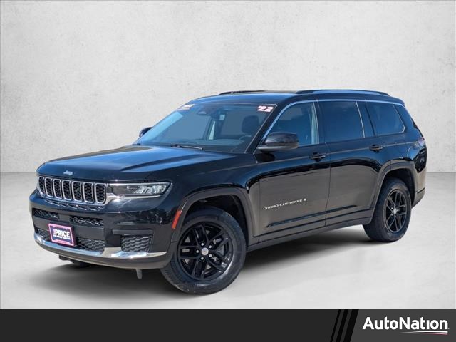 Diamond Black Crystal Pearlcoat 2022 Jeep Grand Cherokee L Laredo 4WD SUV / Crossover Four-Wheel Drive 8-Speed Automatic