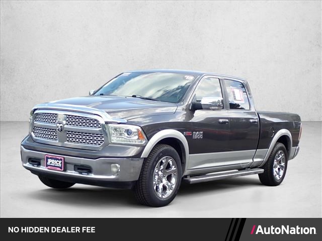 Gray (Granite Crystal Metallic Clearcoat) 2015 RAM 1500 Pickup Truck Four-Wheel Drive 8-Speed Automatic