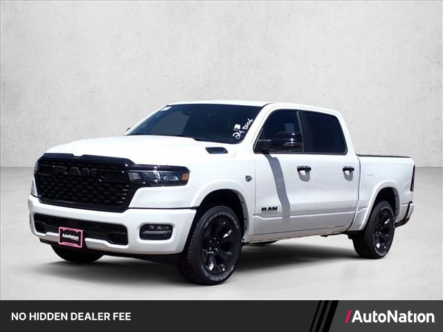 Bright White Clearcoat 2026 RAM 1500 Big Horn Crew Cab 4WD Pickup Truck Four-Wheel Drive 8-Speed Automatic