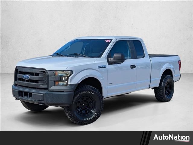 Oxford White 2015 Ford F-150 XL SuperCab 4WD Pickup Truck Four-Wheel Drive 6-Speed Automatic