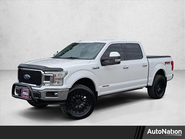 Oxford White 2019 Ford F-150 Lariat SuperCrew 4WD Pickup Truck Four-Wheel Drive Automatic