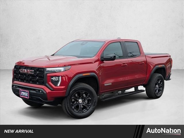 Volcanic Red Tintcoat 2023 GMC Canyon Elevation Crew Cab 4WD Pickup Truck Four-Wheel Drive 8-Speed Automatic