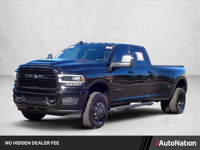 Diamond Black Crystal Pearlcoat 2024 RAM 3500 Pickup Truck Four-Wheel Drive 6-Speed Automatic
