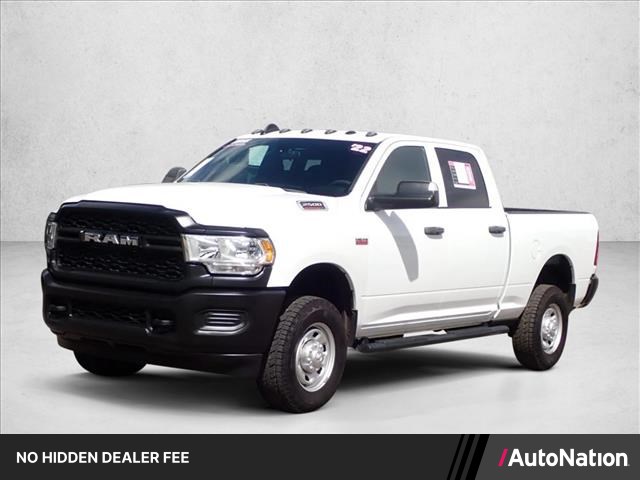 Bright White Clearcoat 2022 RAM 2500 Pickup Truck Four-Wheel Drive 8-Speed Automatic