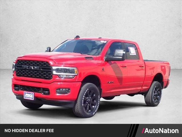 Flame Red Clearcoat 2024 RAM 2500 Pickup Truck Four-Wheel Drive 6-Speed Automatic