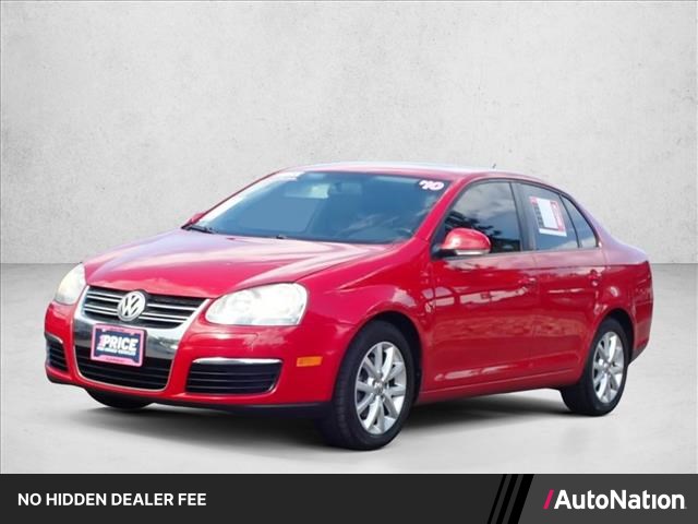 Salsa Red 2010 Volkswagen Jetta Sedan Front-Wheel Drive Automatic