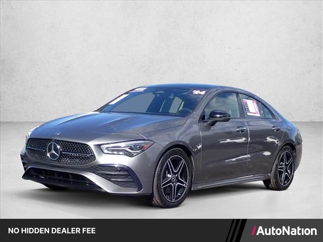 Gray (Mountain Grey Metallic) 2024 Mercedes-Benz CLA Coupe All-Wheel Drive Automatic