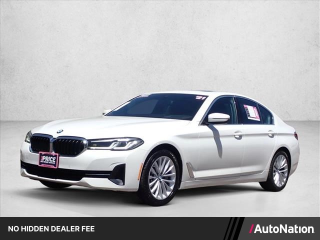 Alpine White 2021 BMW 5 Series 530i xDrive AWD Sedan All-Wheel Drive Automatic