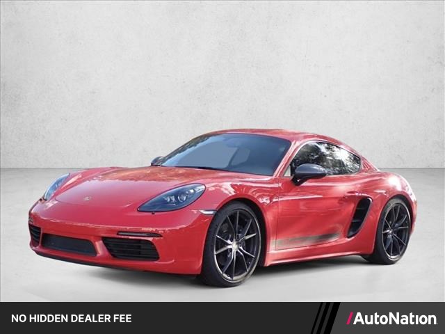 Guards Red 2022 Porsche 718 Cayman T RWD Coupe Rear-Wheel Drive 6-Speed Manual