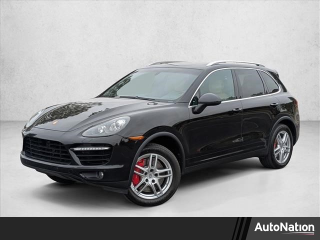 White 2014 Porsche Cayenne Turbo AWD SUV / Crossover All-Wheel Drive Automatic