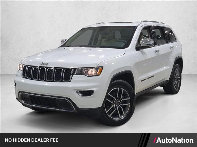 Bright White Clearcoat 2019 Jeep Grand Cherokee SUV / Crossover Four-Wheel Drive 8-Speed Automatic