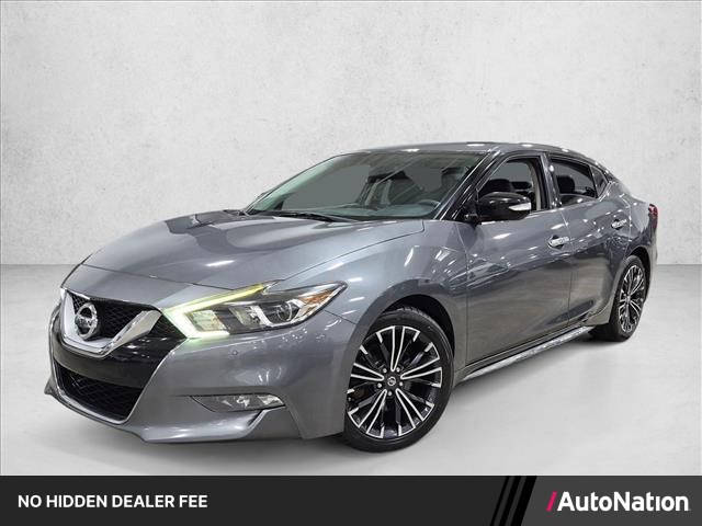 Gray (Gun Metallic) 2017 Nissan Maxima Sedan Front-Wheel Drive Automatic
