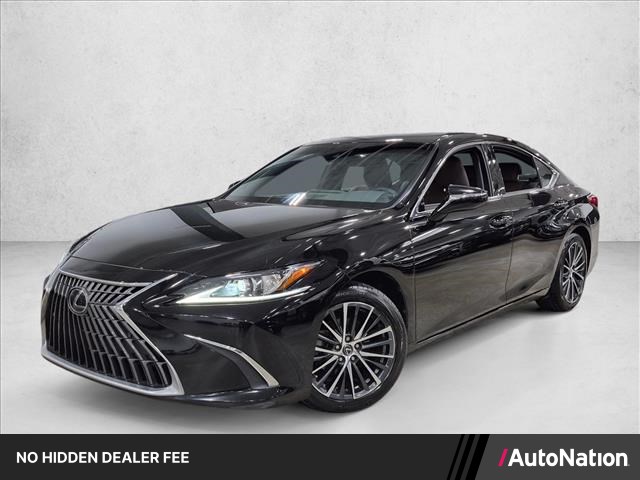 Black (Obsidian) 2023 Lexus ES Sedan Front-Wheel Drive Automatic