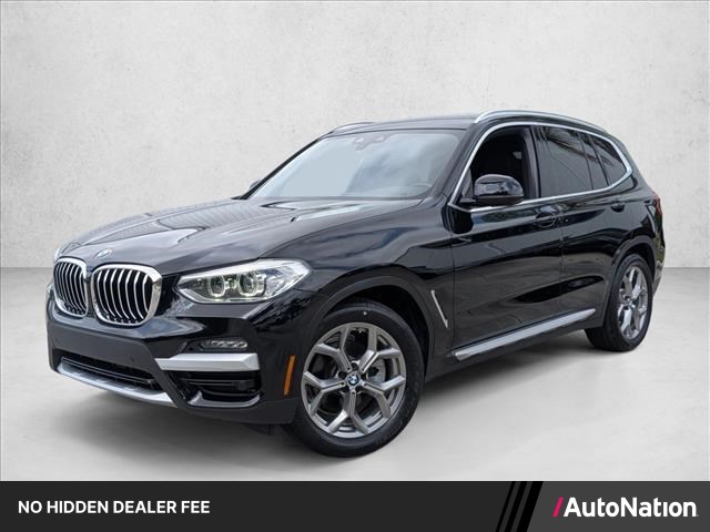 Jet Black 2020 BMW X3 xDrive30i AWD SUV / Crossover All-Wheel Drive Automatic