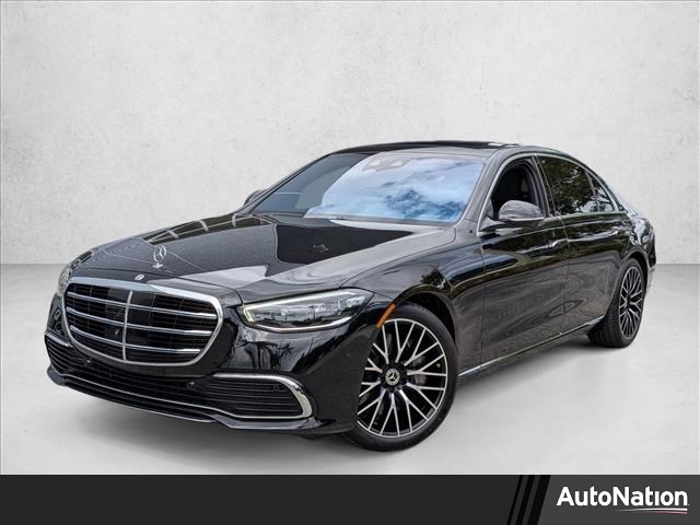 Black 2025 Mercedes-Benz S-Class S 580 4MATIC Sedan All-Wheel Drive Automatic