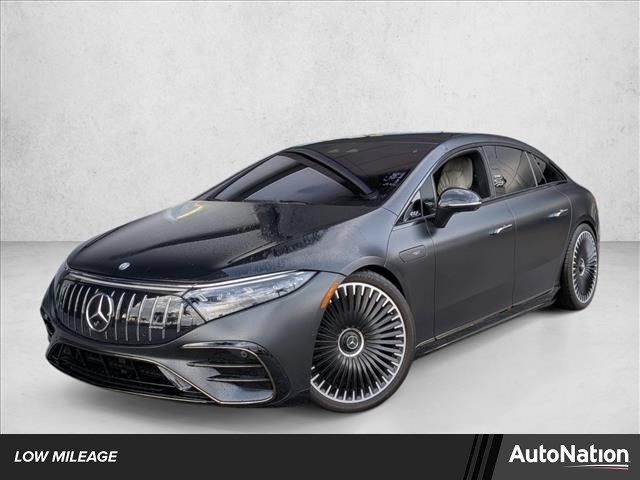 Manufaktur Signature Night Black Magno 2024 Mercedes-Benz EQS AMG 4MATIC Sedan All-Wheel Drive Automatic