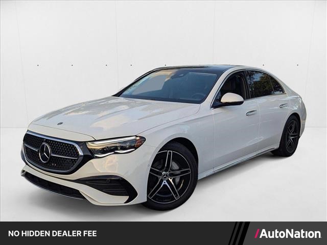 Polar White 2025 Mercedes-Benz E-Class E 350 RWD Sedan Rear-Wheel Drive Automatic