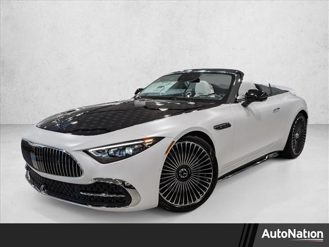 Manufaktur Moonlight White Magno 2026 Mercedes-Benz SL-Class Mercedes-Maybach SL 680 Monogram Series 4MATIC Convertible All-Wheel Drive Automatic