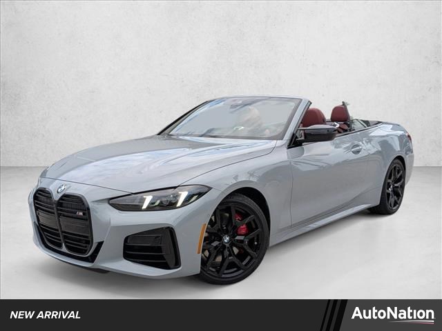 Gray (Brooklyn Grey Metallic) 2026 BMW 4 Series M440i Convertible RWD Convertible Rear-Wheel Drive Automatic
