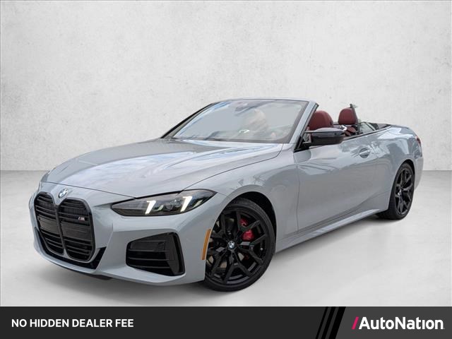 Gray (Brooklyn Grey Metallic) 2026 BMW 4 Series M440i Convertible RWD Convertible Rear-Wheel Drive Automatic