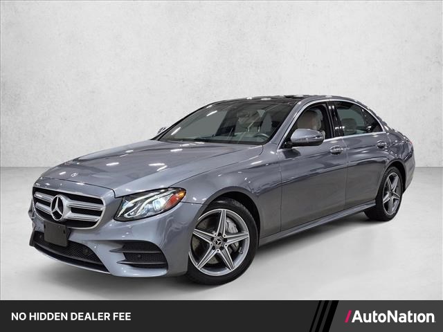 Gray (Selenite Grey Metallic) 2019 Mercedes-Benz E-Class Sedan All-Wheel Drive Automatic