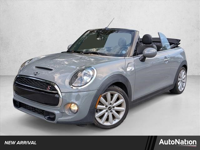 Gray 2019 MINI Cooper S Convertible FWD Convertible Front-Wheel Drive Automatic
