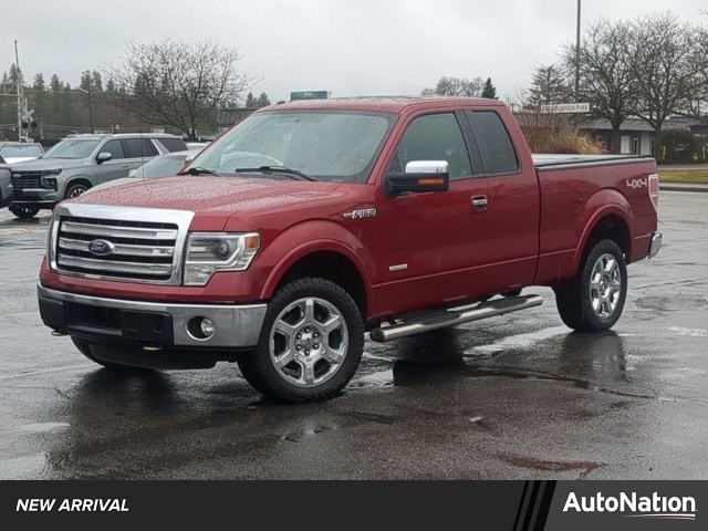 Ruby Red Metallic Tinted Clearcoat 2013 Ford F-150 Lariat SuperCab 4WD Pickup Truck Four-Wheel Drive 6-Speed Automatic