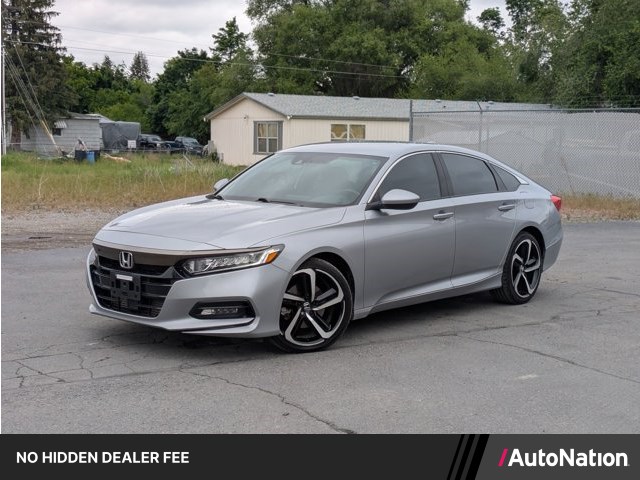 Lunar Silver Metallic 2018 Honda Accord 1.5T Sport FWD Sedan Front-Wheel Drive Automatic