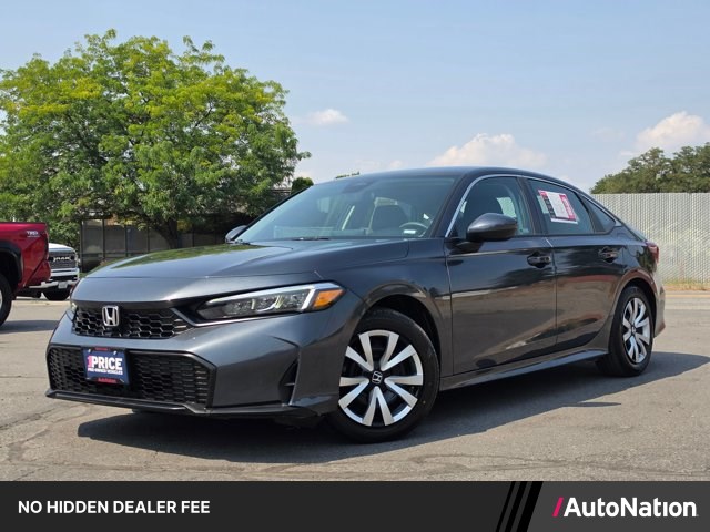 Gray 2025 Honda Civic Sedan Front-Wheel Drive Automatic