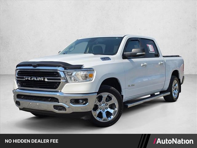 Bright White Clearcoat 2020 RAM 1500 Pickup Truck Four-Wheel Drive 8-Speed Automatic