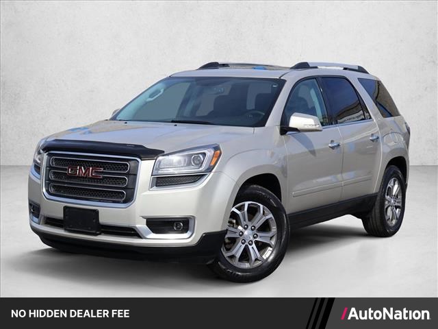 Champagne Silver Metallic 2015 GMC Acadia SLT-2 AWD SUV / Crossover All-Wheel Drive 6-Speed Automatic