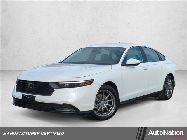 White 2024 Honda Accord LX FWD Sedan Front-Wheel Drive Continuously Variable Transmission