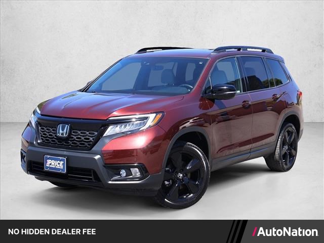 Red (Deep Scarlet Pearl) 2021 Honda Passport SUV / Crossover All-Wheel Drive Automatic